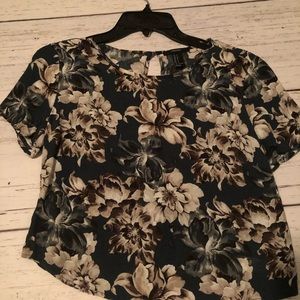 Floral crop top